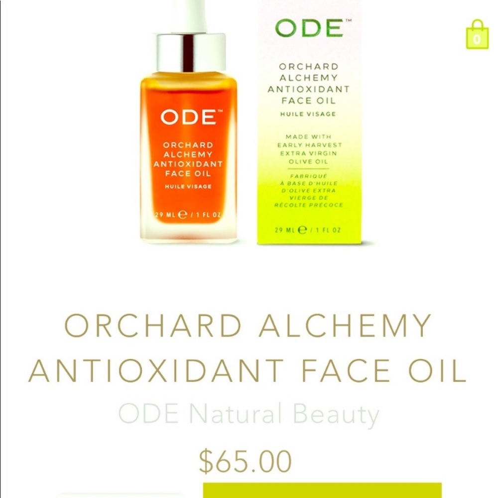 Ode Alchemy Face Oil New
